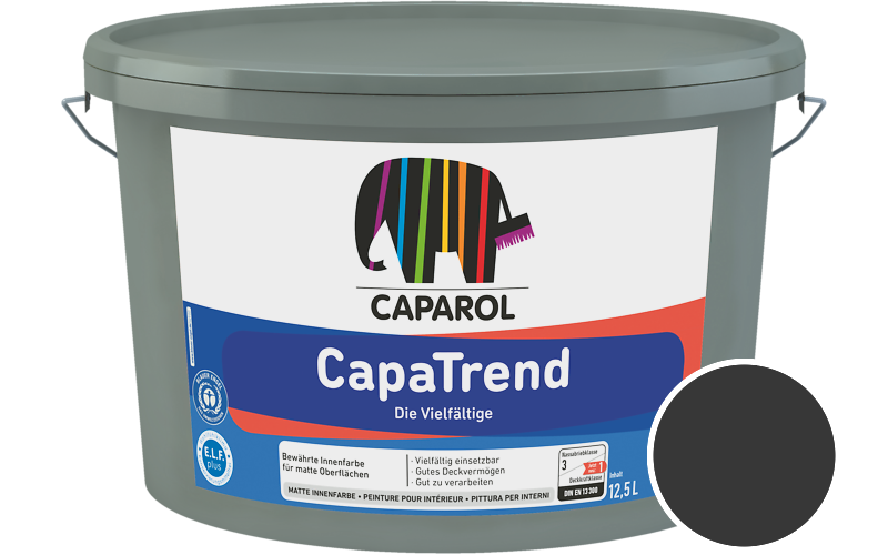 Caparol CapaTrend 2,5L Innenfarbe / Get�nt im Farbton Oliv 5