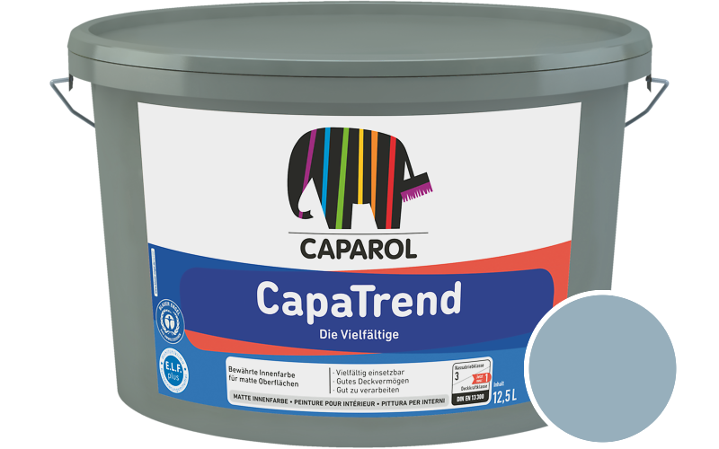 Caparol CapaTrend 7,5L Innenfarbe / Getnt im Farbton Pacific 145