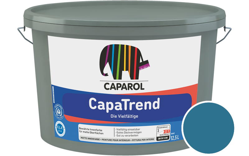 Caparol CapaTrend 7,5L Innenfarbe / Get�nt im Farbton Pacific 155