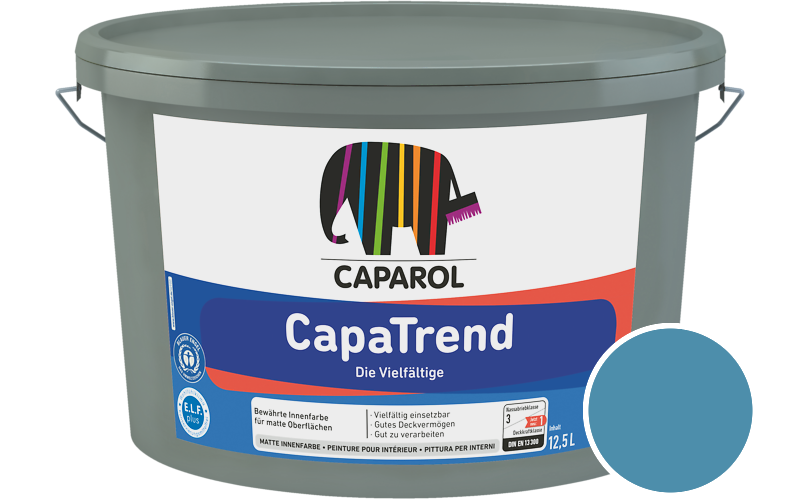 Caparol CapaTrend 7,5L Innenfarbe / Getnt im Farbton Pacific 165