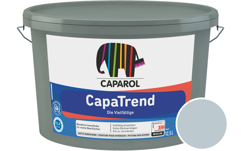 Caparol CapaTrend 5L Innenfarbe / Getnt im Farbton Pacific 80
