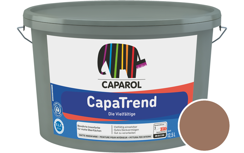 Caparol CapaTrend 5L Innenfarbe / Getnt im Farbton Papaya 40