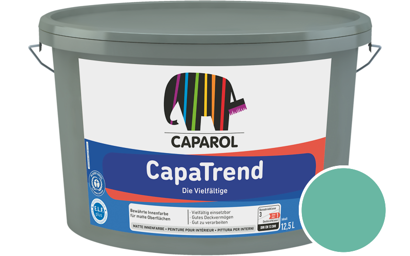 Caparol CapaTrend 7,5L Innenfarbe / Getnt im Farbton Patina 115