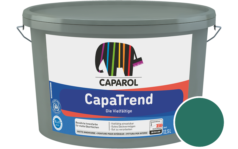 Caparol CapaTrend 7,5L Innenfarbe / Getnt im Farbton Patina 95