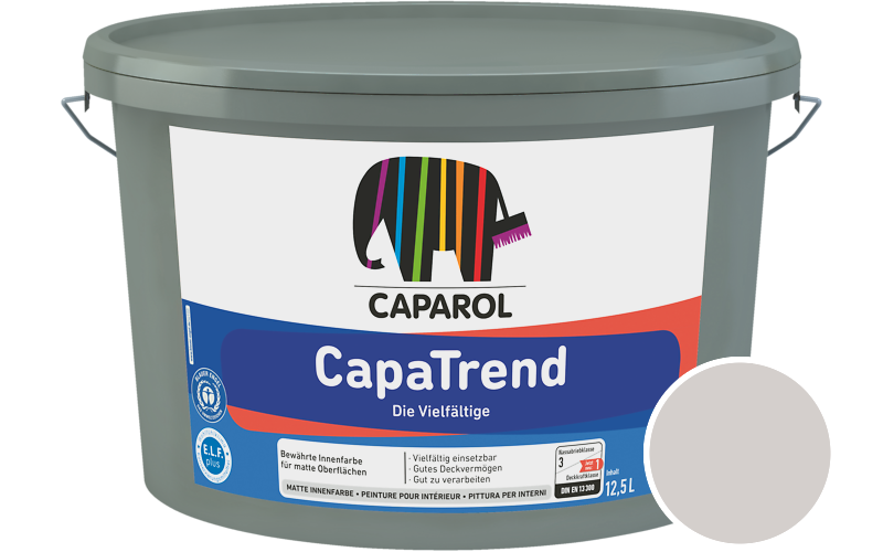 Caparol CapaTrend 7,5L Innenfarbe / Getnt im Farbton Rose 10