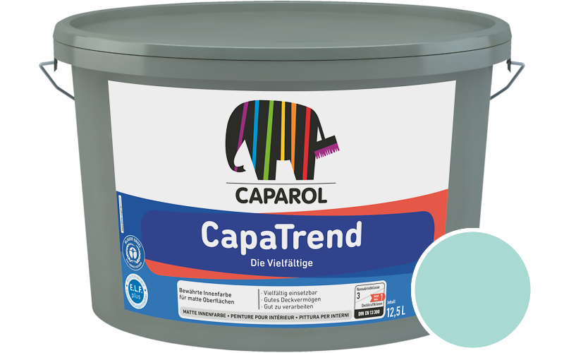 Caparol CapaTrend 12,5L Innenfarbe / Getnt im Farbton Sardinien 15
