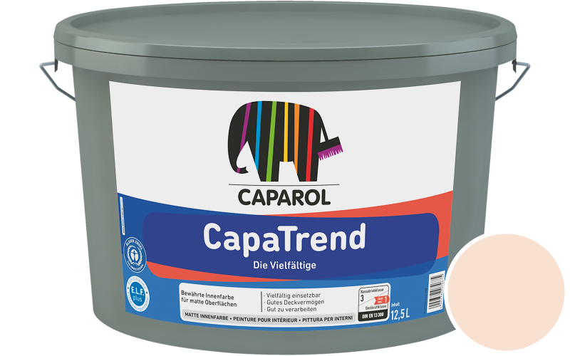 Caparol CapaTrend 5L Innenfarbe / Get�nt im Farbton Siena 150