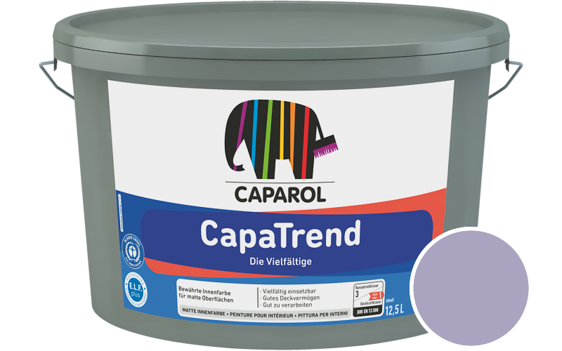 Caparol CapaTrend 12,5L Innenfarbe / Getnt im Farbton Velvet 110