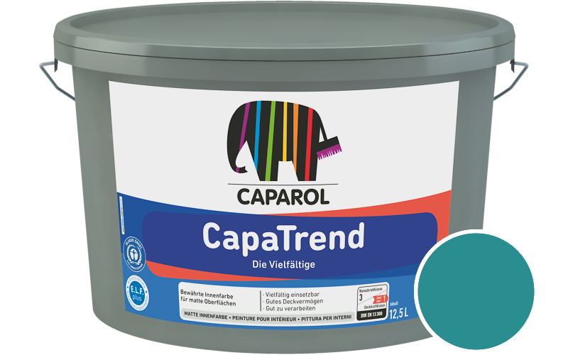 Caparol CapaTrend 7,5L Innenfarbe / Getnt im Farbton Verona 135