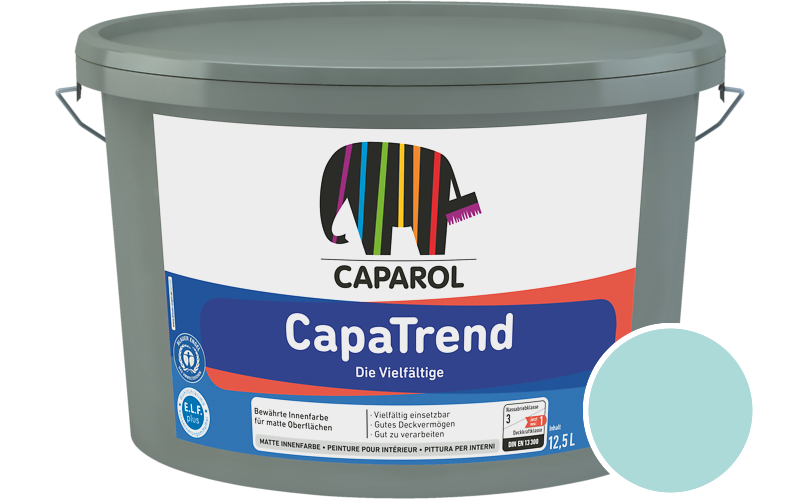 Caparol CapaTrend 2,5L Innenfarbe / Getnt im Farbton Verona 150