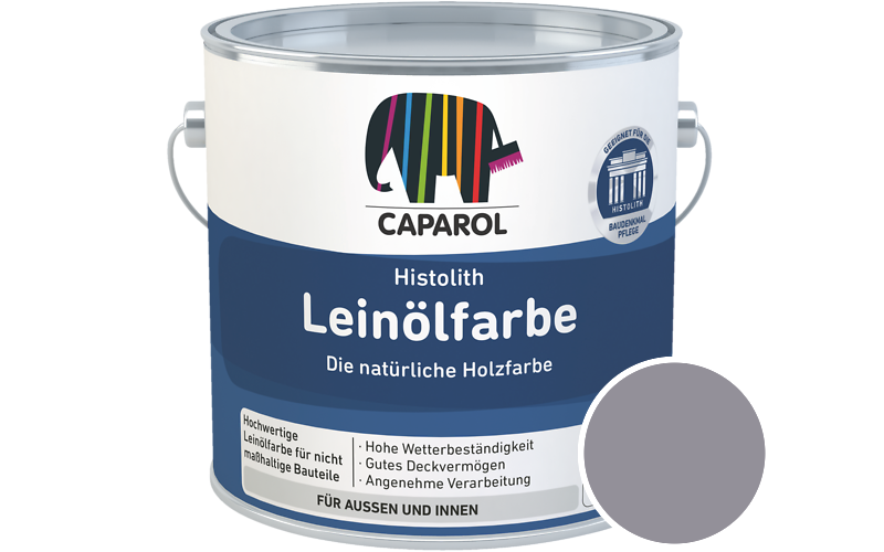 Caparol Histolith Leinlfarbe 1L Holzfarbe / Getnt im Farbton Amethyst 40