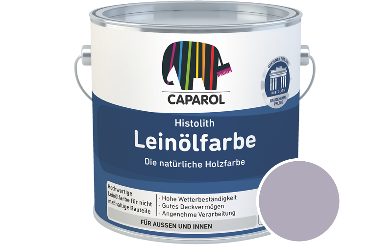 Caparol Histolith Leinlfarbe 1L Holzfarbe / Getnt im Farbton Amethyst 80