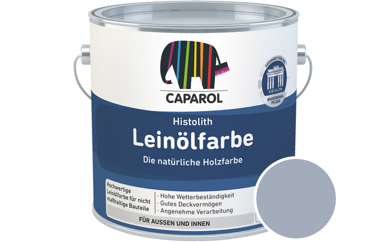 Caparol Histolith Leinlfarbe 10L Holzfarbe / Getnt im Farbton Astra 35