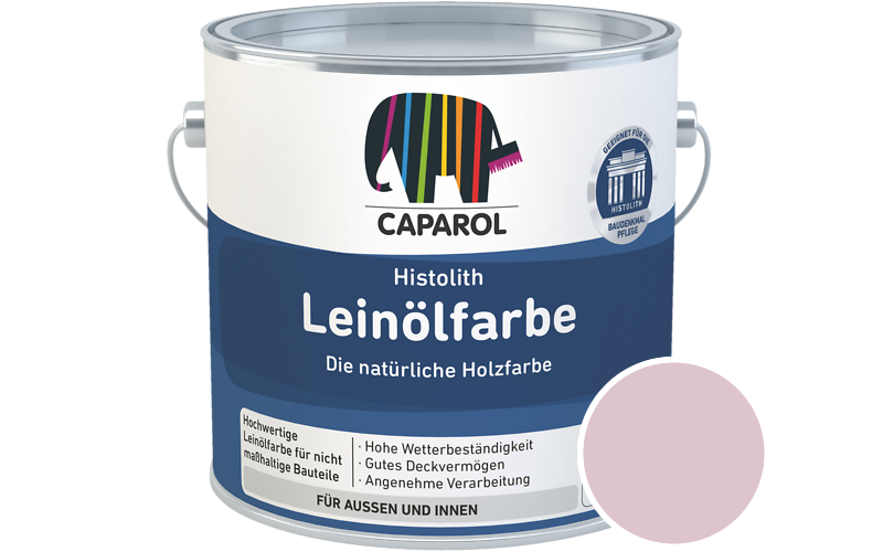 Caparol Histolith Lein�lfarbe 2,5L Holzfarbe / Get�nt im Farbton Elsass 15