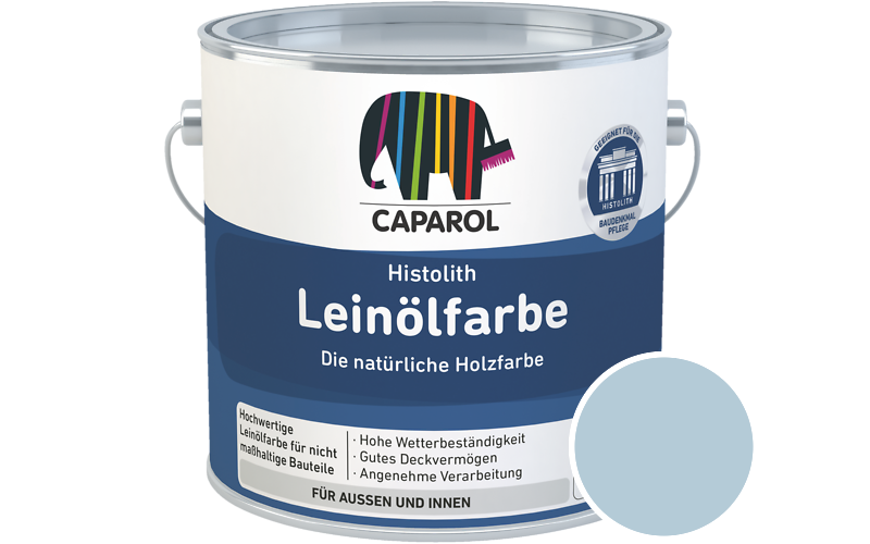 Caparol Histolith Leinlfarbe 1L Holzfarbe / Getnt im Farbton Pacific 115