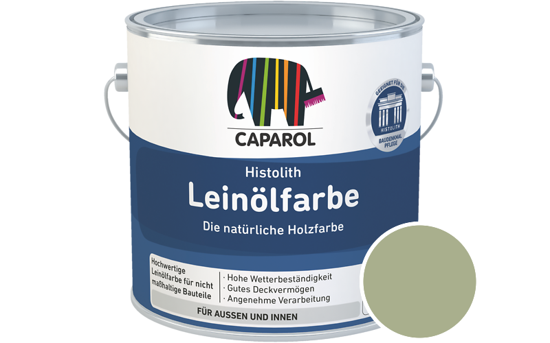 Caparol Histolith Leinlfarbe 10L Holzfarbe / Getnt im Farbton Pinie 50