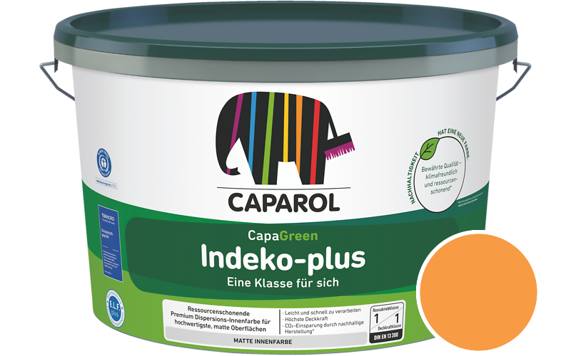 Caparol Indeko-plus 7,5L Innenfarbe / Getnt im Farbton Amber 130