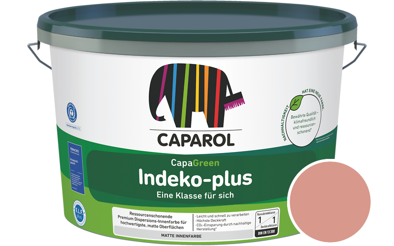 Caparol Indeko-plus 2,5L Innenfarbe / Getnt im Farbton Cameo 105
