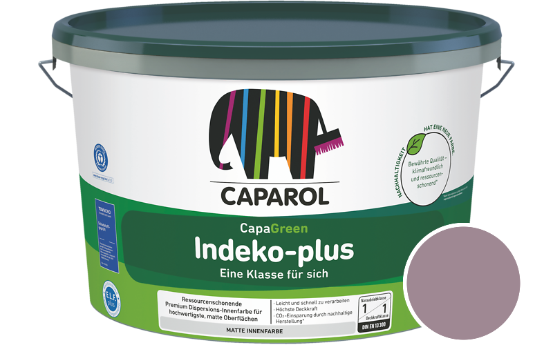 Caparol Indeko-plus 2,5L Innenfarbe / Get�nt im Farbton Clematis 45