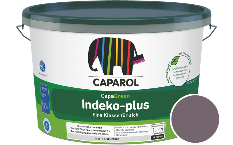 Caparol Indeko-plus 7,5L Innenfarbe / Getnt im Farbton Clematis 5