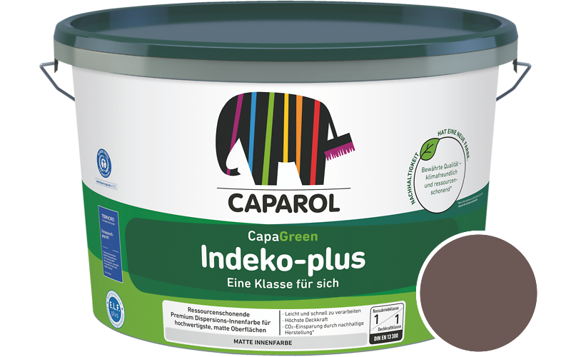 Caparol Indeko-plus 2,5L Innenfarbe / Getnt im Farbton Grenadin 10