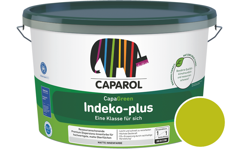 Caparol Indeko-plus 2,5L Innenfarbe / Getnt im Farbton Laser 55