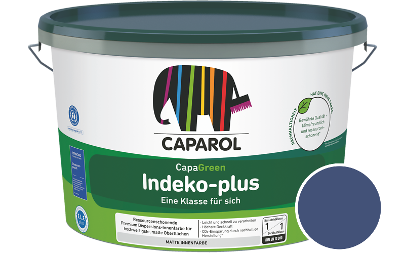 Caparol Indeko-plus 5L Innenfarbe / Getnt im Farbton Lavendel 160