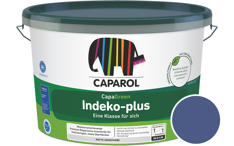 Caparol Indeko-plus 2,5L Innenfarbe / Getnt im Farbton Lavendel 165