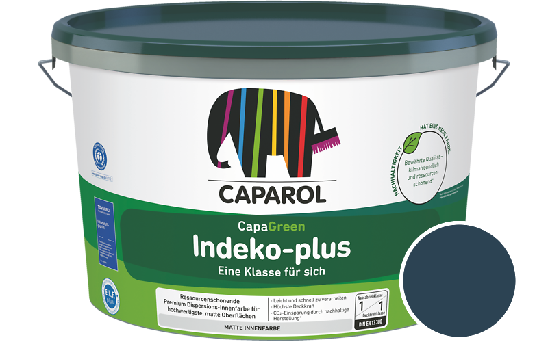 Caparol Indeko-plus 2,5L Innenfarbe / Getnt im Farbton Pacific 95