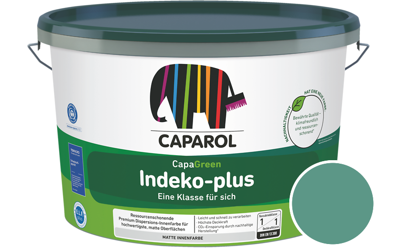 Caparol Indeko-plus 2,5L Innenfarbe / Getnt im Farbton Patina 110