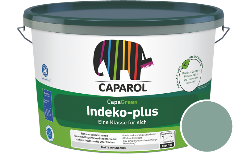 Caparol Indeko-plus 2,5L Innenfarbe / Getnt im Farbton Patina 75