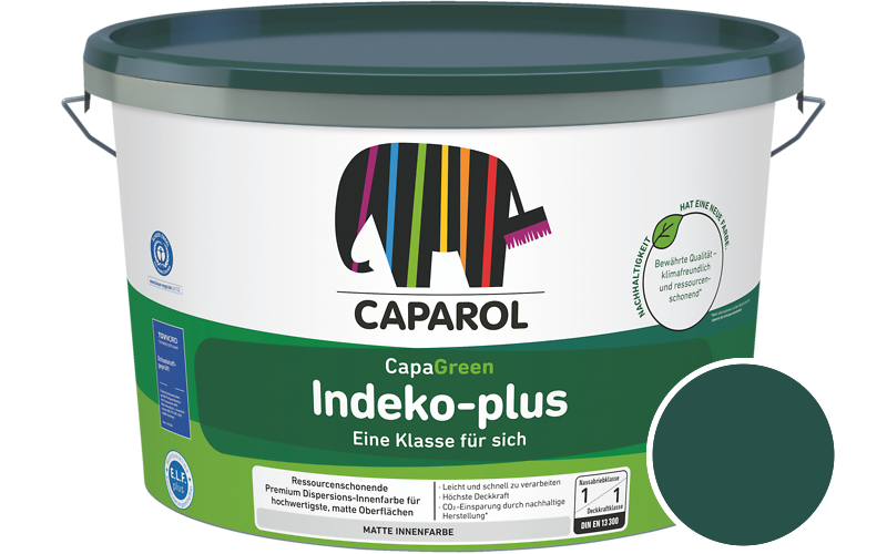 Caparol Indeko-plus 12,5L Innenfarbe / Getnt im Farbton Peru 5