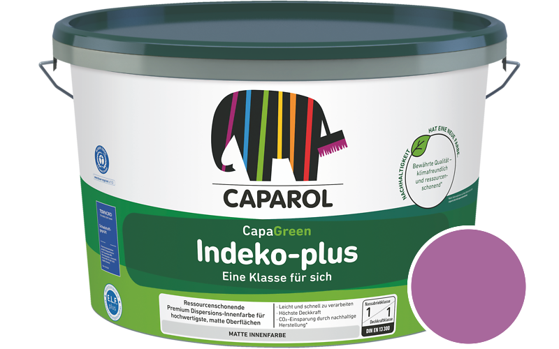 Caparol Indeko-plus 7,5L Innenfarbe / Getnt im Farbton Pink 30
