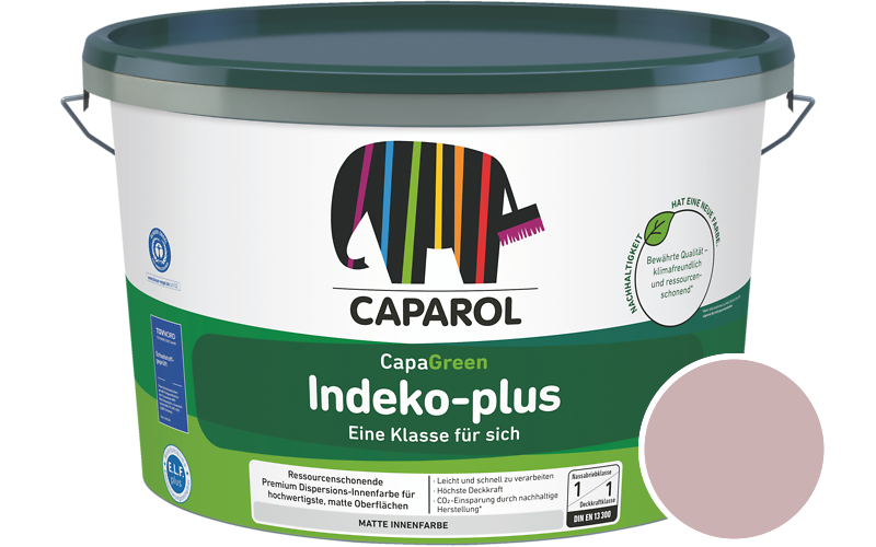 Caparol Indeko-plus 5L Innenfarbe / Getnt im Farbton Quarz 45