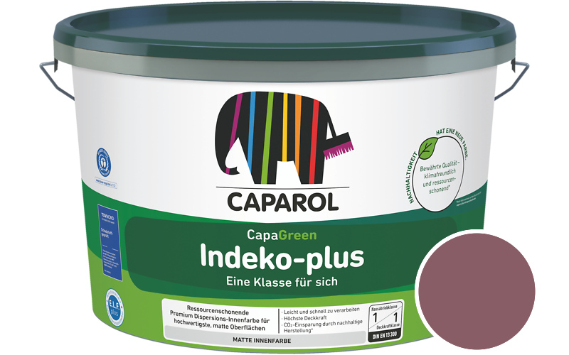 Caparol Indeko-plus 2,5L Innenfarbe / Getnt im Farbton Rose 105