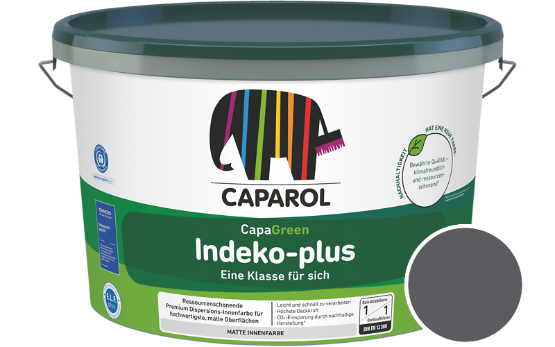 Caparol Indeko-plus 5L Innenfarbe / Getnt im Farbton Schiefer-grau