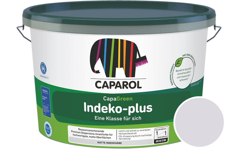 Caparol Indeko-plus 2,5L Innenfarbe / Getnt im Farbton Velvet 90