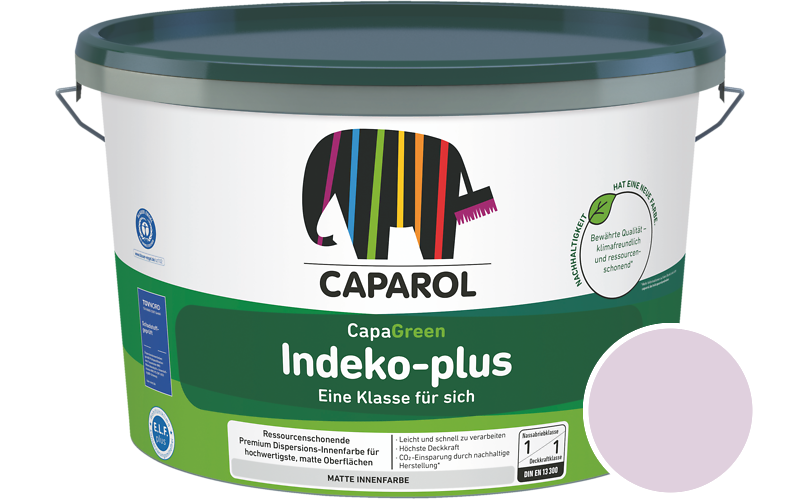 Caparol Indeko-plus 5L Innenfarbe / Getnt im Farbton Viola 90
