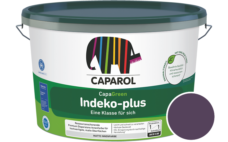 Caparol Indeko-plus 7,5L Innenfarbe / Getnt im Farbton Viola 95