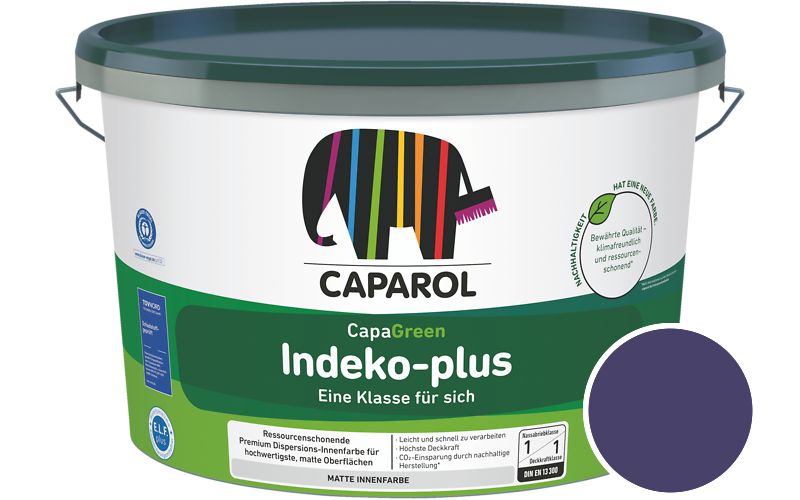 Caparol Indeko-plus 7,5L Innenfarbe / Getnt im Farbton Violett Ava