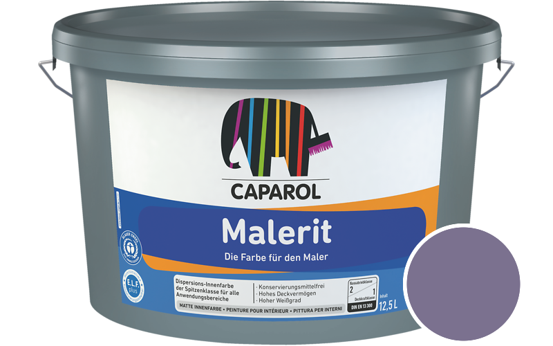Caparol Malerit 5L Innenfarbe / Getnt im Farbton Amethyst 105