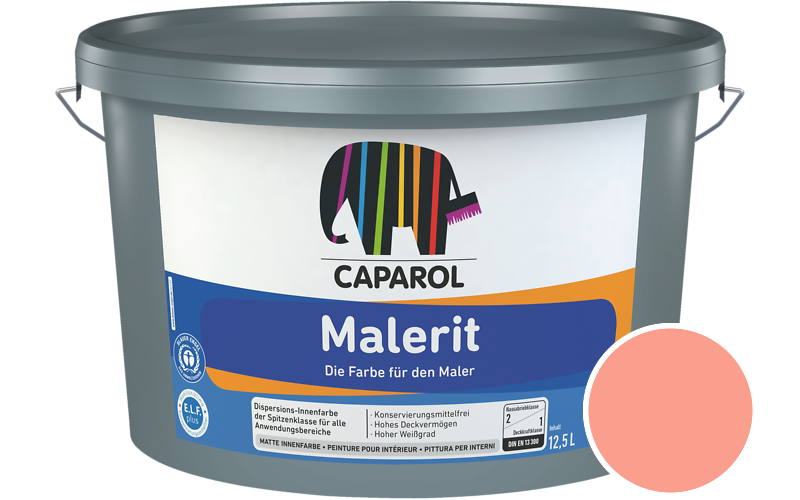 Caparol Malerit 1,25L Innenfarbe / Getnt im Farbton Cameo 175