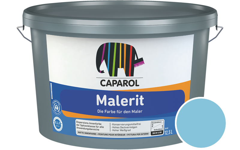 Caparol Malerit 5L Innenfarbe / Getnt im Farbton Coelin 110