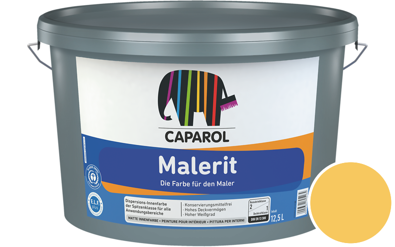 Caparol Malerit 12,5L Innenfarbe / Get�nt im Farbton Curcuma 105