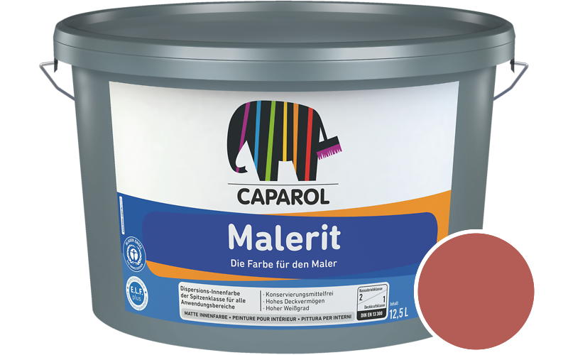 Caparol Malerit 2,5L Innenfarbe / Getnt im Farbton Grenadin 130