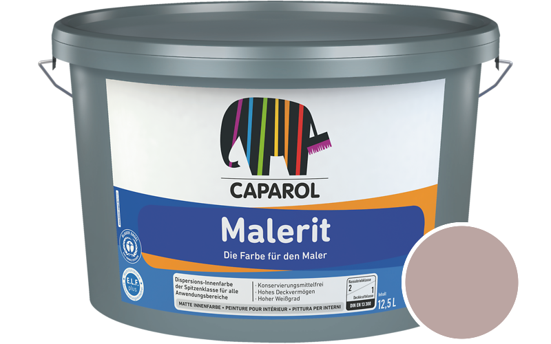Caparol Malerit 2,5L Innenfarbe / Getnt im Farbton Korall 40