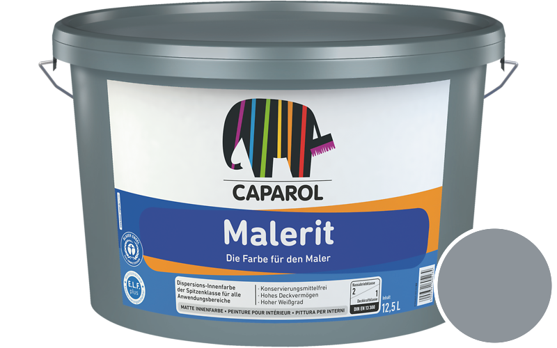 Caparol Malerit 5L Innenfarbe / Get�nt im Farbton Lago 20