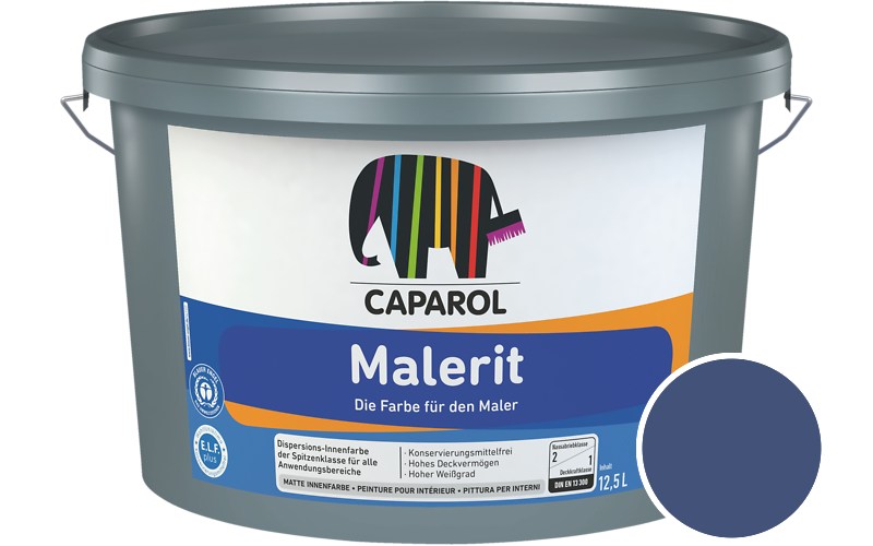Caparol Malerit 1,25L Innenfarbe / Getnt im Farbton Lavendel 160