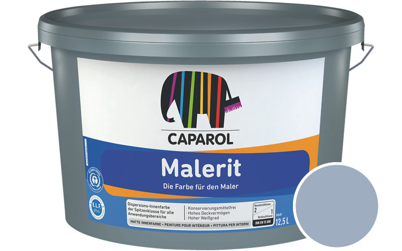 Caparol Malerit 2,5L Innenfarbe / Getnt im Farbton Lazur 150
