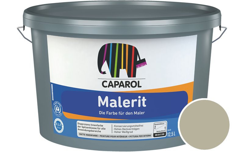 Caparol Malerit 2,5L Innenfarbe / Getnt im Farbton Mai 45